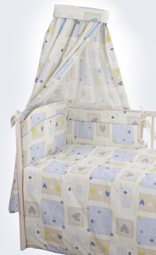 4 dielny posteľný set blanca, 100,130