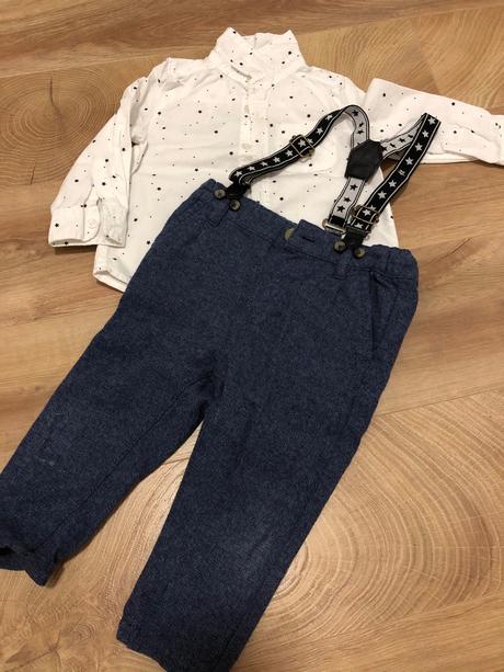 Košeľa a nohavice na traky, pepco,74