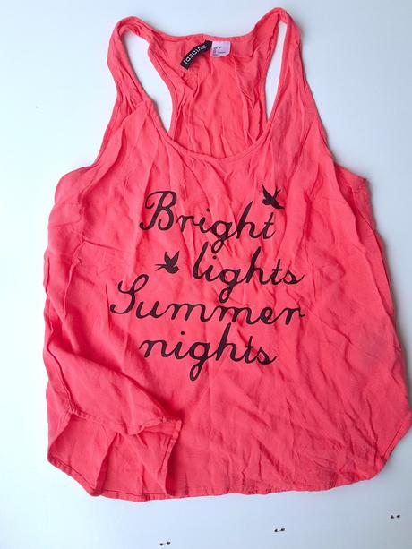 Tielko s nápisom, h&m,s