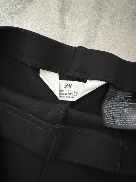 Zvonové legíny, h&m,116