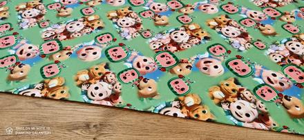 Teplákovina -rozprávkový hrdinovia - cena za 10 c, 