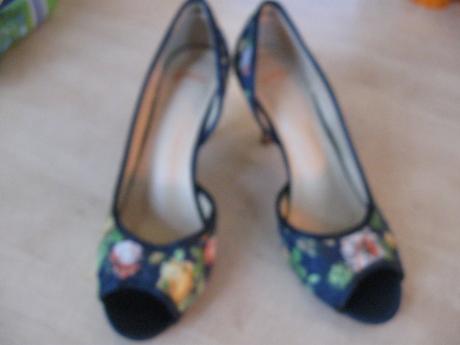 Dámske letné sandále/lodičky, opätok 8cm, 41, 41