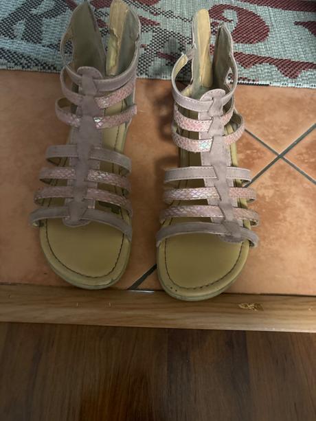 Svetloružové dievčenské sandále, graceland,36