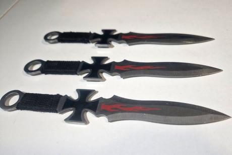 Vrhacie nože sada 3ks,