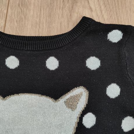 Pulóver s mačkou, zn. h&m, veľ.110/116, h&m,116