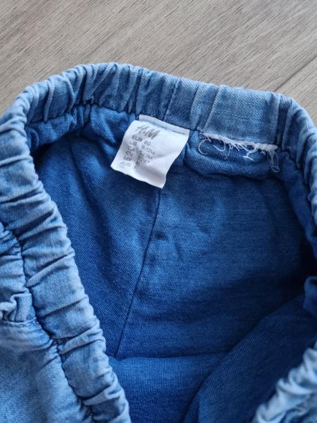 Zateplené rifle, h&m,80