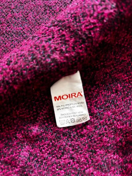 Sveter alebo mikina, veľmi tepl merino moira heavy, mile,38