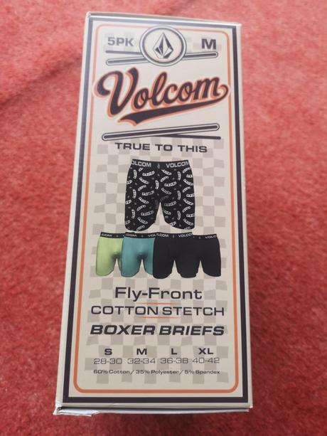 Volcom pánske boxerky 5 ks veľkosť m, m