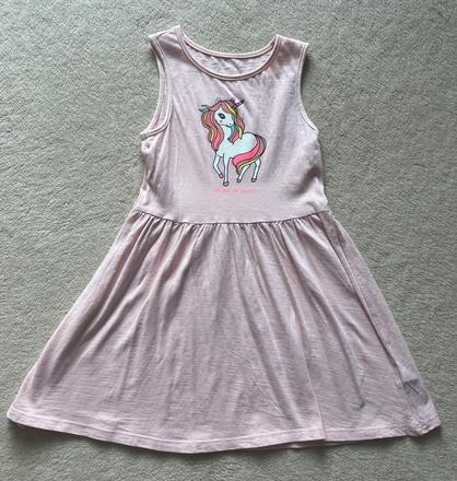 Letné šaty jednorožec / unicorn, h&m,116