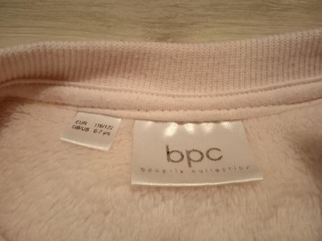 Teplý bledo-ružový pulóver, veľ. 122, bonprix,122