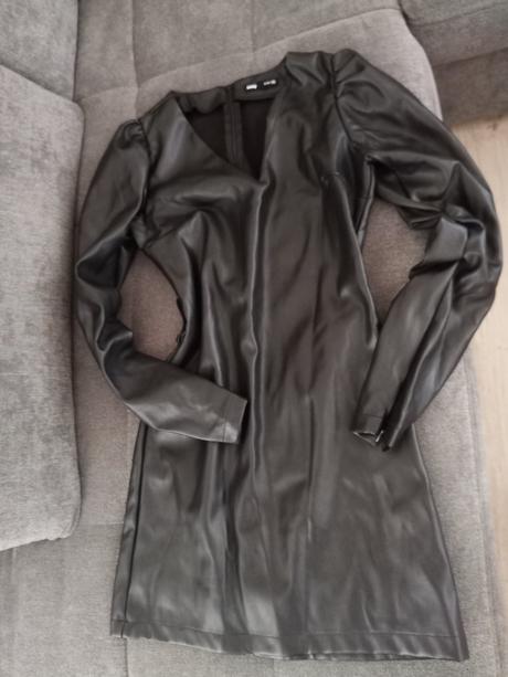 Kožené šaty, sinsay,xs