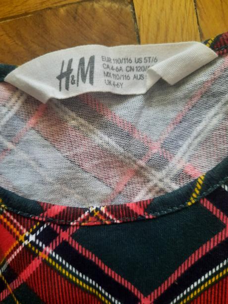 Dievčenské šaty, h&m,110