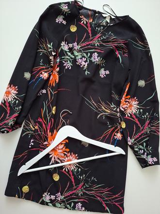 Top h&m šaty elegancia 34/xs ob.pošta gratis, h&m,xs