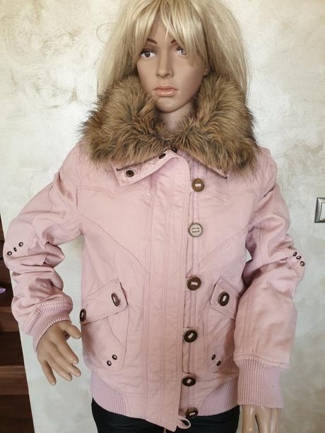 Bunda s odnimatelnym golierom m/l, m