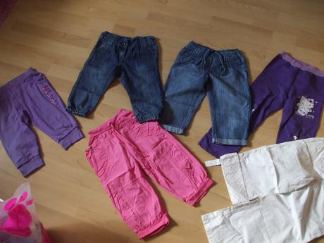 Balík letných vecí, veľkosť 122, cca 18 kusov, 122–134