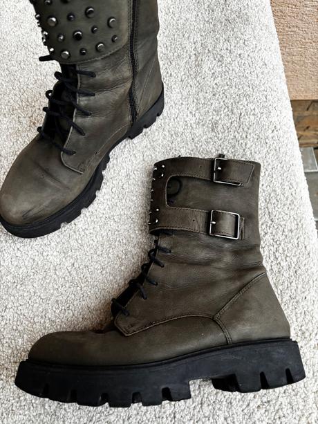 Kožené čizmy, gino rossi,38