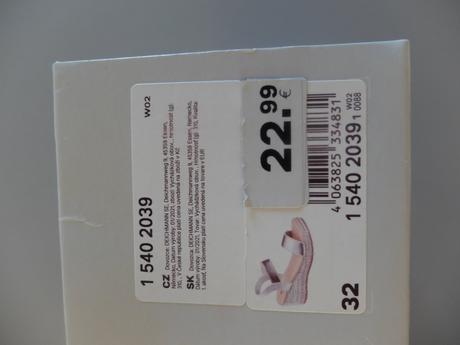 Strieborné sandále 32, 32