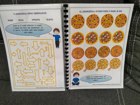 Zošit aktivít na pozornosť a pamäť, 