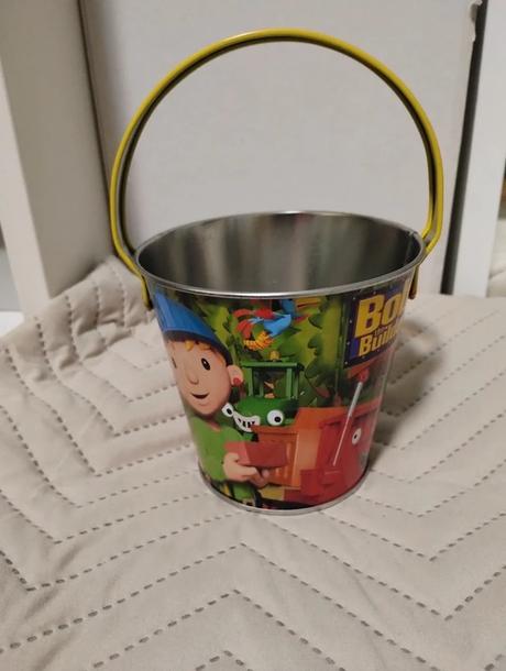 Kovové vedierko bob the builder, 