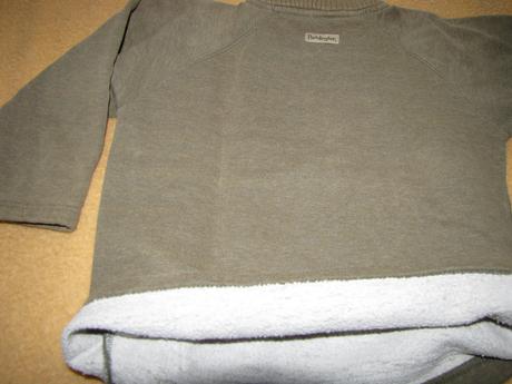 Tmavozelená mikinka paddington bear, h&m,98