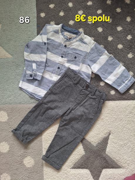 Elegantny set 86 - kosela, nohavice, h&m,86