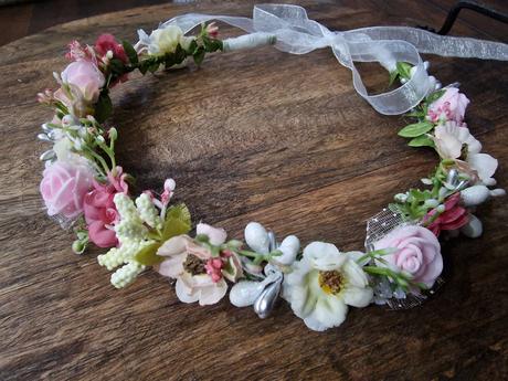 Čelenka na 1. sväté prijímanie, stužka na sviečku,,