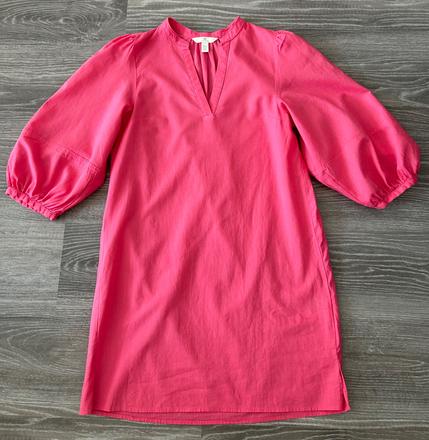 Tunikové šaty bavlna + ľan, h&m,xs