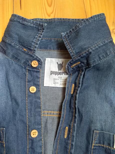 Košeľa riflova, pepperts,140