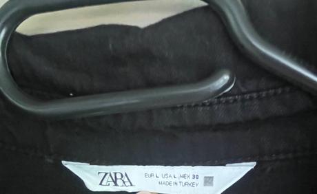 Zara denim šaty s volánmi, zara,l