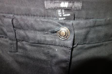 Tenké čierne rifle, h&m,36