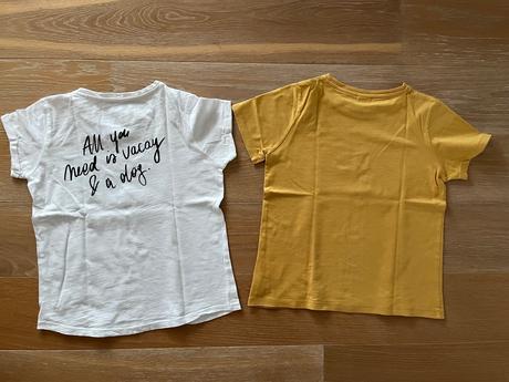 Tričká 2ks, 134/140, lindex,134