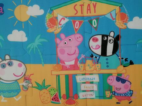 Penové puzzle peppa pig, 