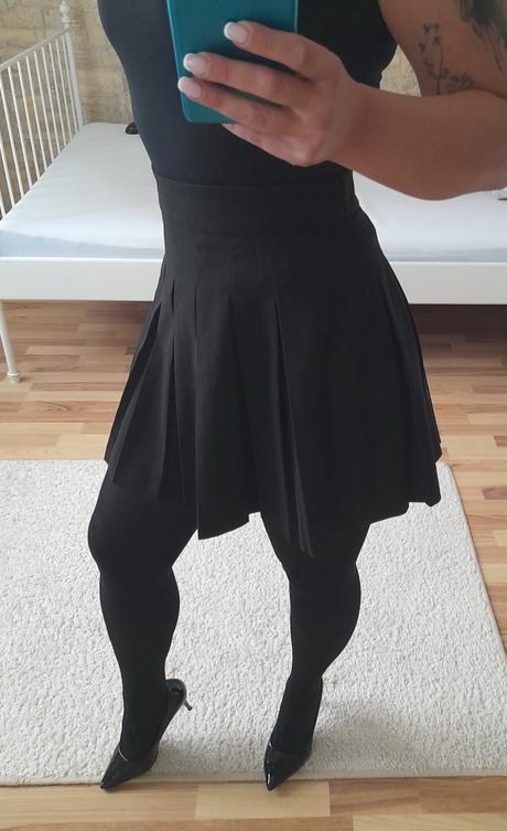 Skladaná sukňa stradivarius, stradivarius,s