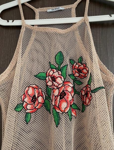 Sieťové šaty na plavky zara, zara,s