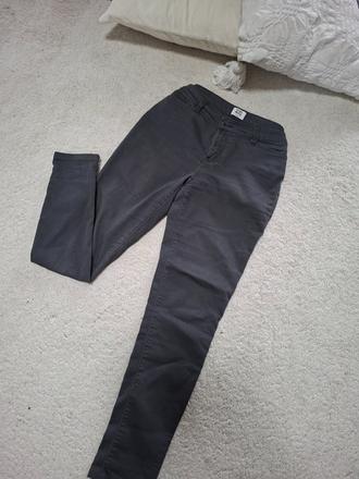 Tmavosive skinny dzinsy, l