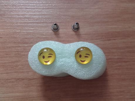 Náušnice emotikon - rôzne druhy,