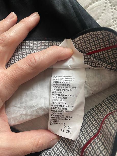 Elegantné nohavice s vysokým podielom vlny, 164