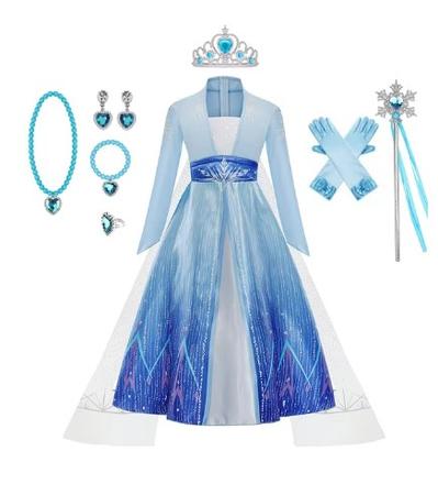 Elza cestovný kostým šaty ľadové kráľovstvo frozen,