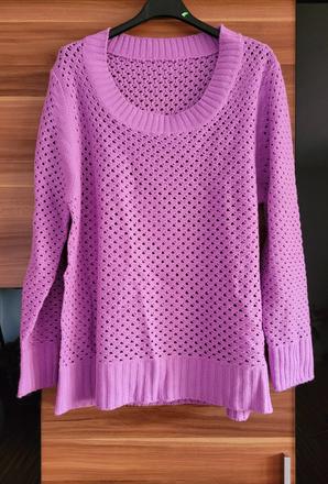 Fialovy sveter. m, l, l