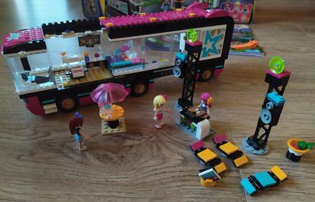 Lego friends pop star bus, 