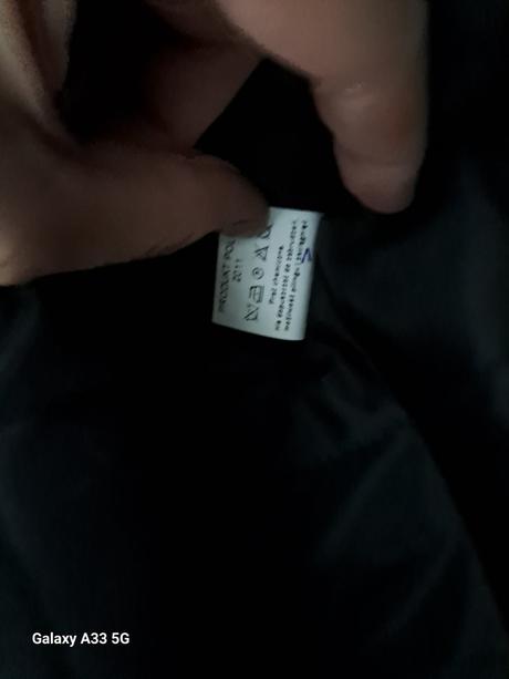 Čierny kabát č.44 s kapucňou, 44