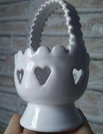 Košíček keramika, retro, 