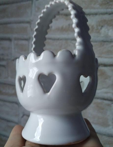 Košíček keramika, retro, 