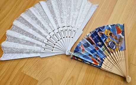 Vejáre do ruky, 2 kusy, 