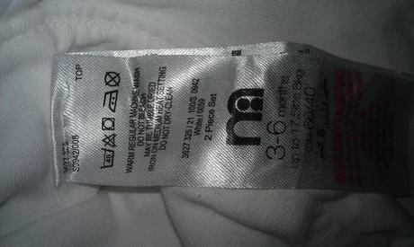 Biely klobúčik s červenými bodkami, veľ. 3-6 mes., mothercare,68