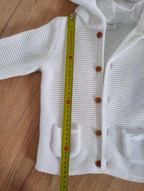 Biely kardigan svetrík next, veľ. 92, next,92