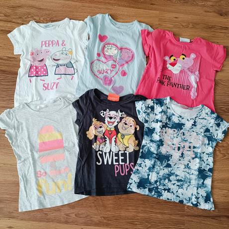 Balík triciek 110/116, 104–116