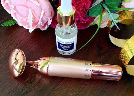 Vibračný masážny prístroj na tvár,