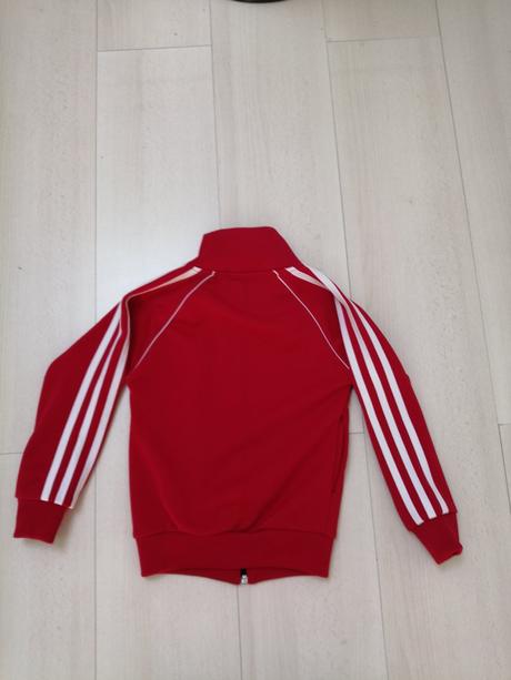 Mikinka červená  vel. 116-122, 116