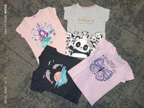 Dievčenské tričká, sinsay,128